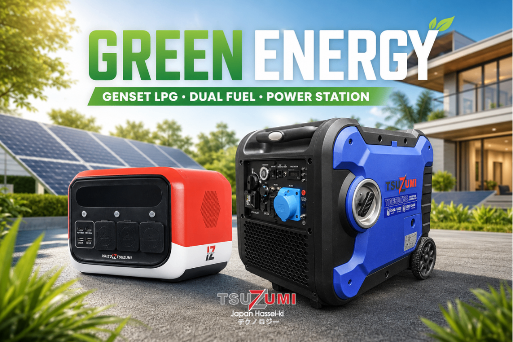 Green Energy dan Inovasi Teknologi, Mengenal Genset LPG, Dual Fuel, dan Power Station 